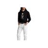 Polo Ralph Lauren FW24 25 Весна Лето Новый год Издание Медведь Узор Капюшон Длинные рукава Флисовая толстовка Мужская толстовка Черный MNPOKNI16821811