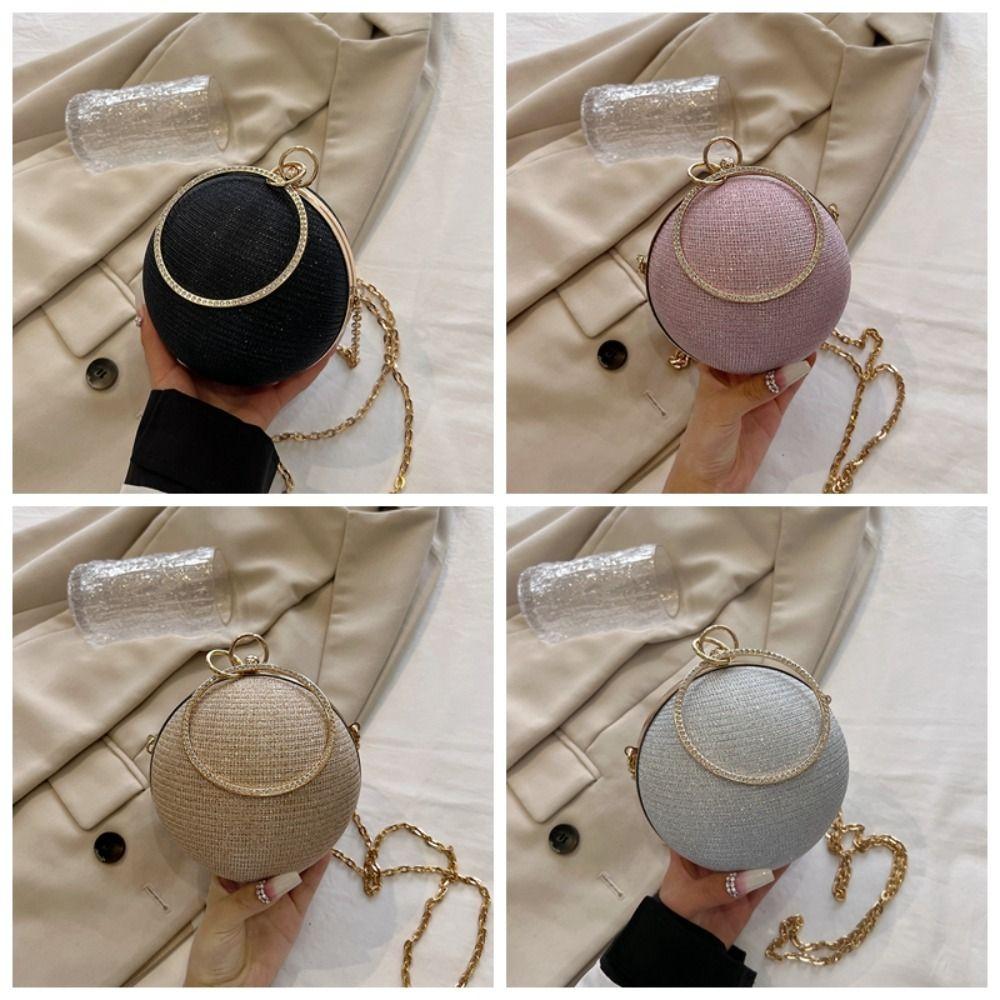Блестящая вечерняя банкетная сумка со стразами, женский клатч, портативная сумочка для мячей, вечерние