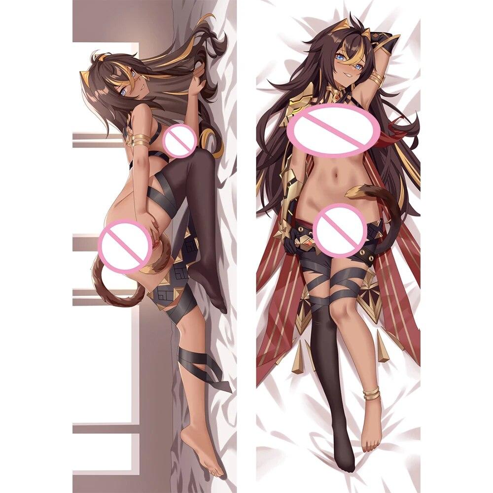 Dakimakura Anime Genshin Impact Dehya Body Pillow Case Cute Otaku Sleeping Cushion Cover Game Character Theme Cosplay Pillowcase