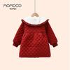 Детская ретро зимняя утепленная куртка MOMOCO для девочек