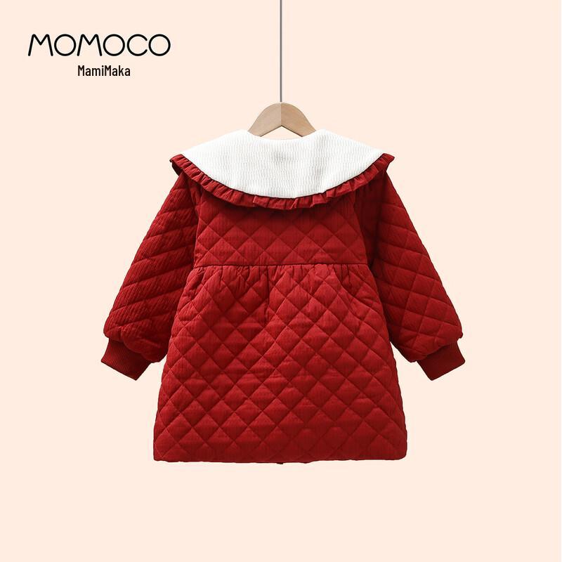 Детская ретро зимняя утепленная куртка MOMOCO для девочек