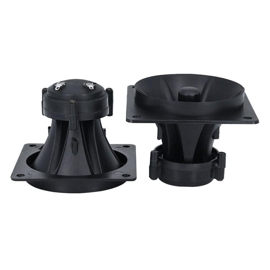 High Power 3Inch Square Horn Tweeter Buzzer 4-8Ohm 75-150W Buzzer Treble For Versatility Use Crisp Sound Quality