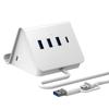 USB-концентратор 5 Гбит/с, 3 порта USB 3.0 и адаптер Type-C с подставкой, несколько портов для компьютеров, планшетов и игровых консолей