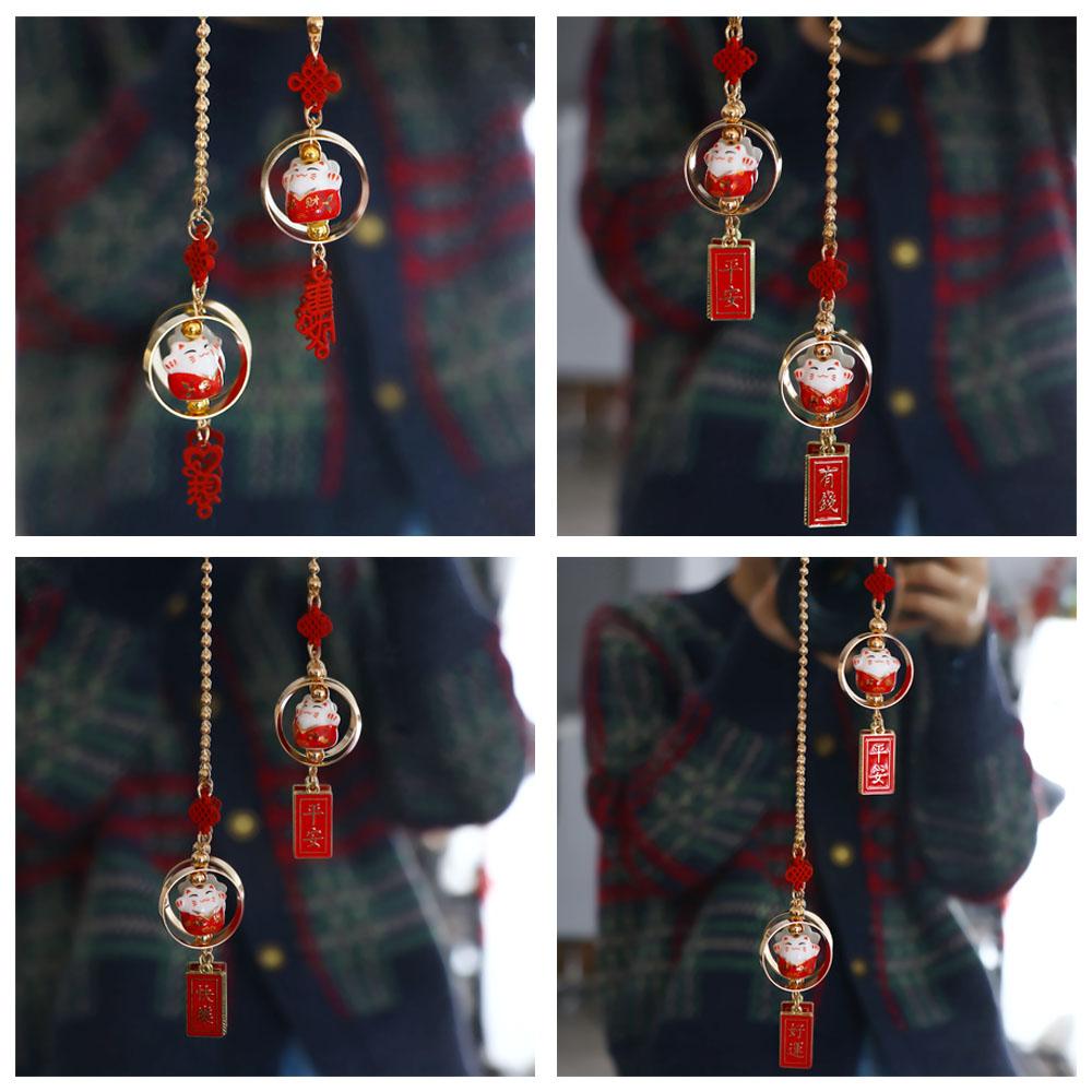 Interior Cat Car Hangings Decor Fortune Cat Car Pendant Fortune Cat Interior Lucky Cat Lucky Cat