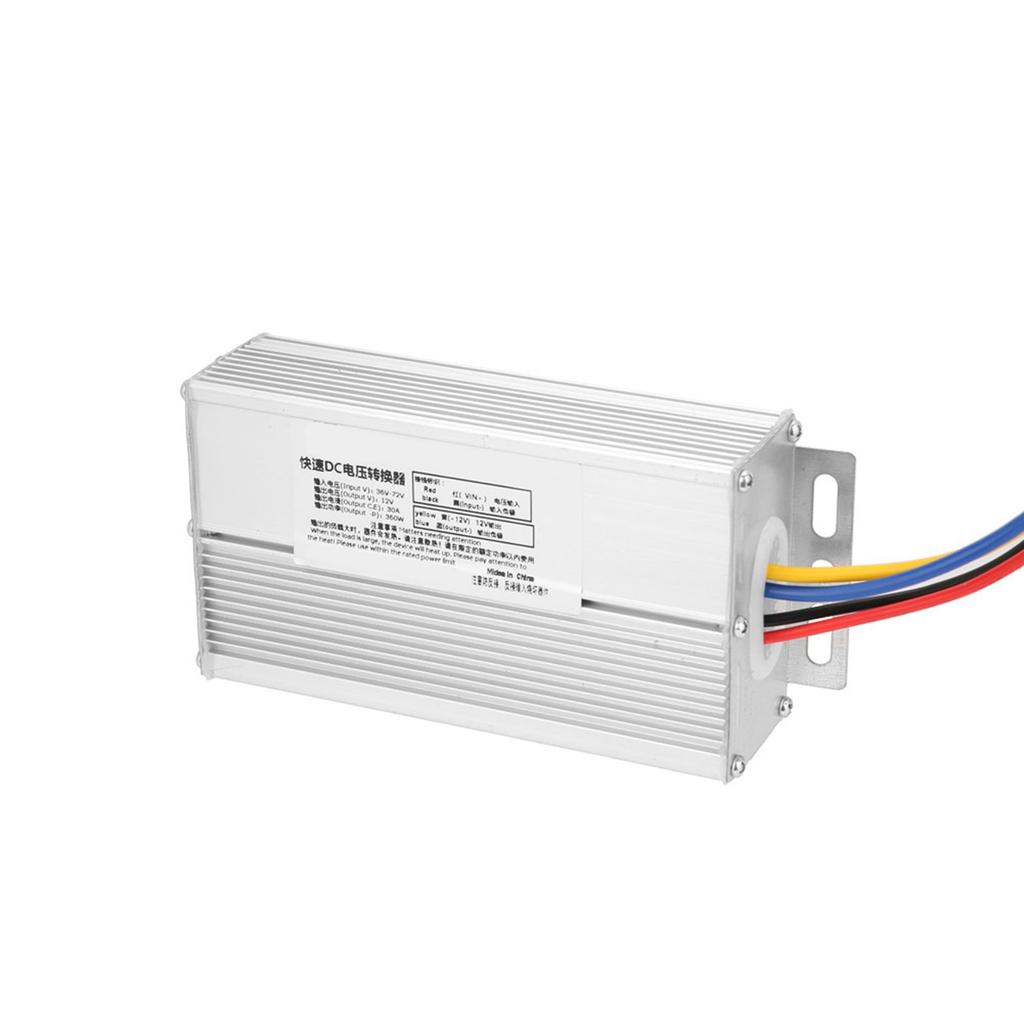 36 72V To 12V 30A 360W DC Converter Adapter Voltage Transformer