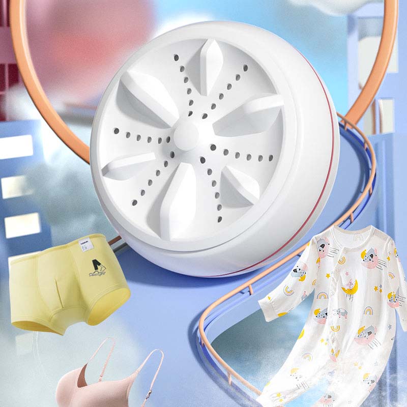 Мини-вращающаяся стиральная машина со складным ведром объемом 10 л, зарядка через USB, нижнее белье, носки, детская одежда, портативная стиральная машина для путешествий