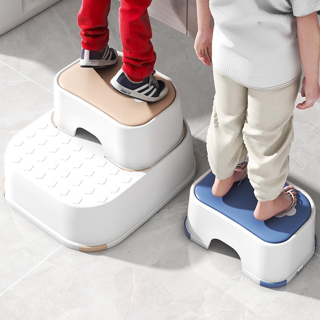 Kid Step Stool Bathroom Non Slip Safety Training Stool Washing Step Stools For Children Living Room Bathroom Furniture