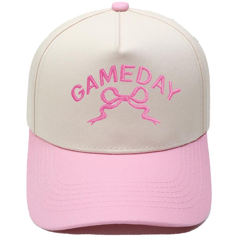 GAMEDAY Truck driver hat three-dimensional embroidery retro color matching baseball cap European and American men's and women's casual hat