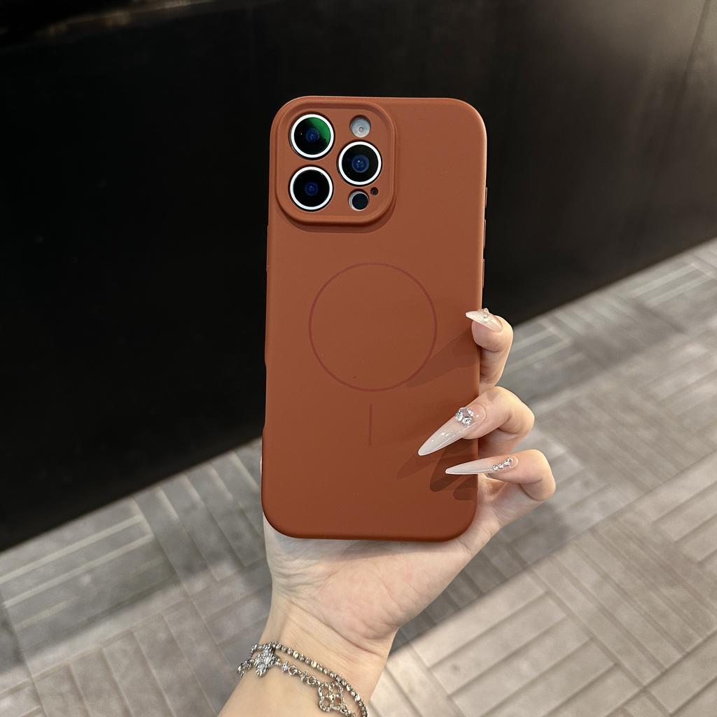 Магнитный чехол из жидкого силикона с кнопками управления камерой для iPhone 16 E 15 14 Plus 13 12 11 Pro X XS XR Max для Magsafe, бронированный чехол