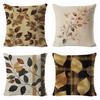 New Autumn Versatile Linen Printed Cushion Cover Nordic Home Sofa Decorative Cushion Breathable and Comfortable