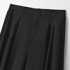 Broadcast Women's Deep Black Cuffed Loose Trousers