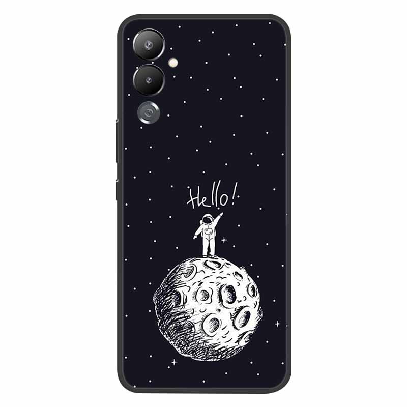 For Tecno Pova 4 Case Pova4 TPU Wolf Cat Marble Silicone Bumper Cover for Tecno Pova 4 Phone Case 6.82 inch 2022 Soft Cover