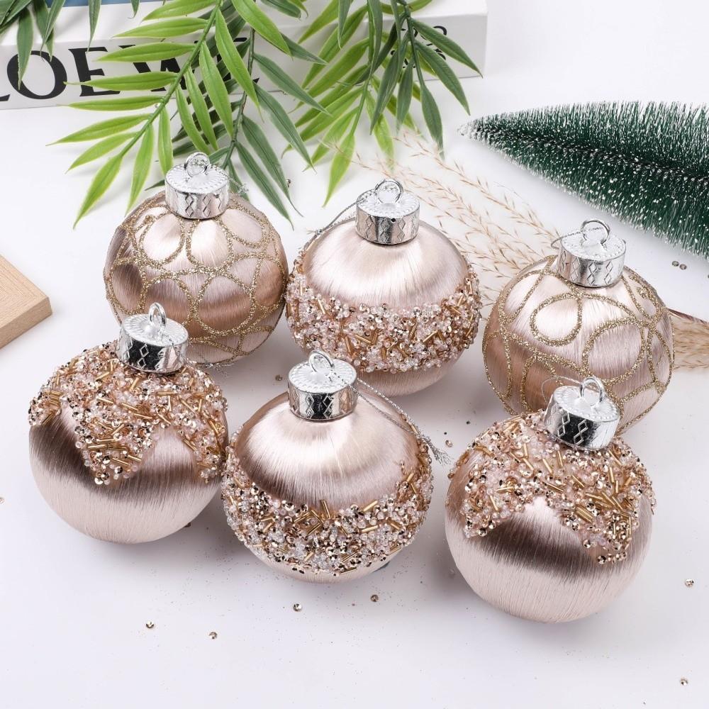 16Pcs/set 16 Pcs Christmas Tree Ornaments 6 CM Hanging Ornaments Home Decor