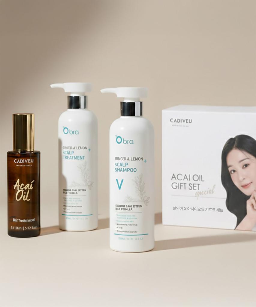 Acai Oil 110ml Gift Set / Hair Essence + Shampoo Set