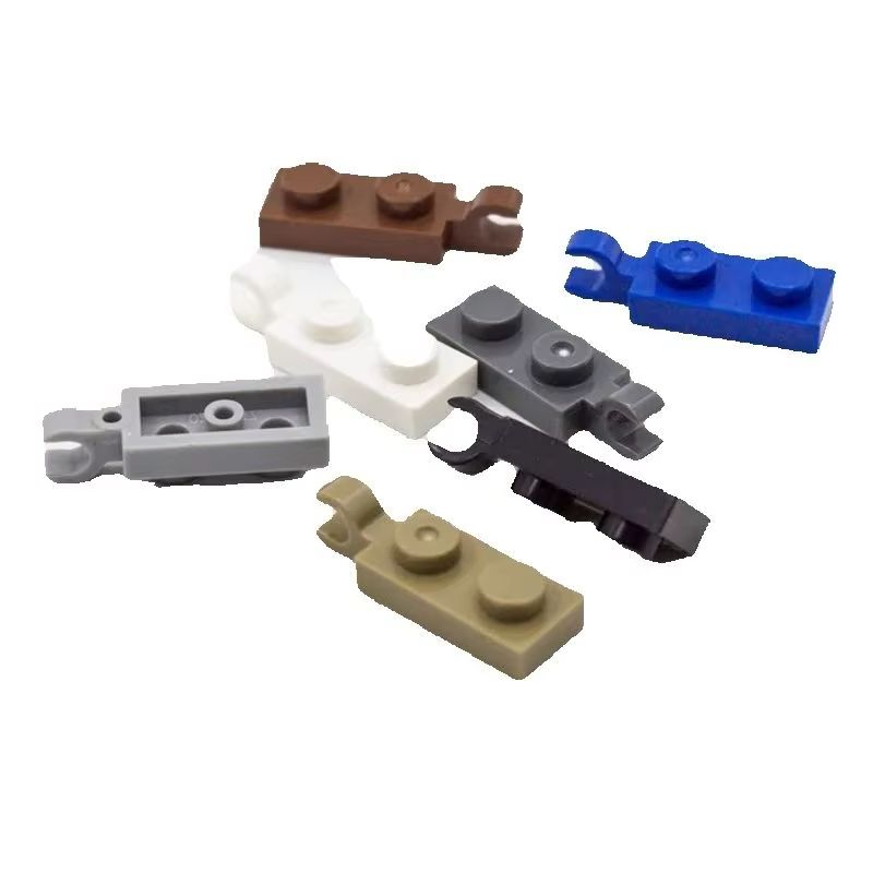 10 ШТ 63868 42923 Пластина Специальная 1x2 с Ручками Тонкий Блок Moc Цветные Аксессуары Совместимо с Кирпичом Сделай Сам Детская Игрушка