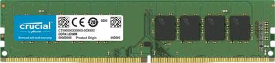 Crucial Дополнительная память для настольного компьютера 8 ГБ (8ГБx1) DDR4 2666MT/с (PC4-21300) CL19 UDIMM 288pin CT8G4DFRA266