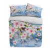 Pink Flower Peach Blossom Duvet Cover With Pillow Case Custom 3Pcs Bedding Set Quilt Cover Double Bed Home Textile