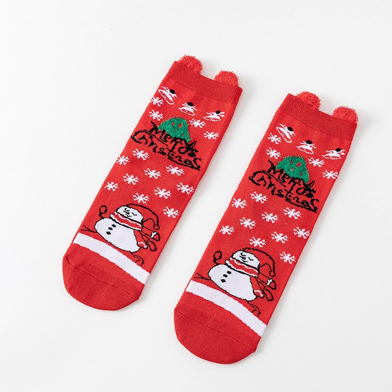 Christmas Cotton Cartoon Socks Merry Christmas Decorations For Home Xmas Ornaments Gifts Party Supplies Happy New Year