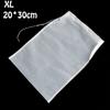 Reusable 200mesh Almond Nut Soy Milk Food Grade Cheesecloth Colander Filter Strainer Bag