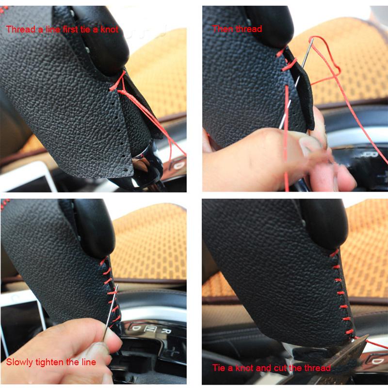 Автомобильная ручка переключения передач, чехол для Nissan Qashqai 2016-2018 X-trail 2014-Murano 2014-2022, кожаная ручка переключения передач