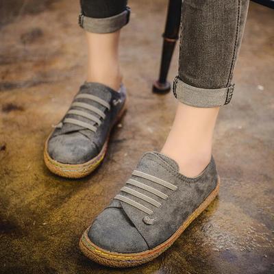 Женские туфли на плоской подошве, со шнуровкой, женские новые осенние повседневные туфли для отдыха на открытом воздухе, удобные легкие однотонные туфли на плоской подошве