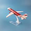 1/400 Scale 16cm Asian Aviation Aircraft A320 Airplane Model Airplane Diecast Metal Planes