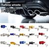 Universal Turbo Sound Exhaust Muffler Pipe Whistle Car Tail Whistle Easy To Install Mini Size Turbo Sound Whistle Simulator