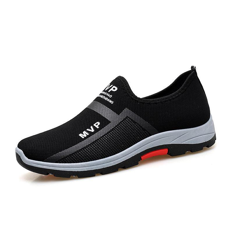 Mesh Sneakers Men Platform Sneakers Breathable Slip On Loafers Man 2025 Outdoor Comfortable Casual Walking Shoes Zapatos Hombre