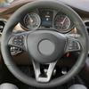 Кожаный чехол на руль автомобиля для Mercedes Benz W205 W176 W246 C117 C218 X218 W213 X156 X253 W166 X166 W470 EQV