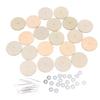 10 Sets Wood Joint Connectors Easy to Assemble for Children Handmade Bear Craft DIY Toy Projects