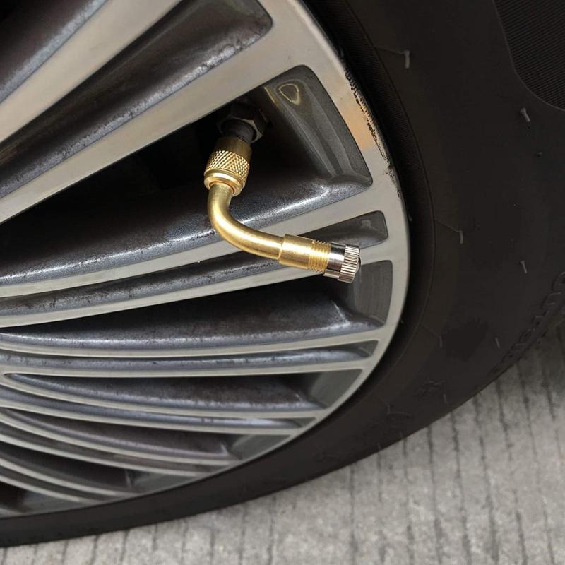 1/2 шт. 45/90/135 градусов латунный угловой изогнутый клапан адаптер удлинитель клапана камеры шины для автомобиля мотоцикла грузовика велосипеда