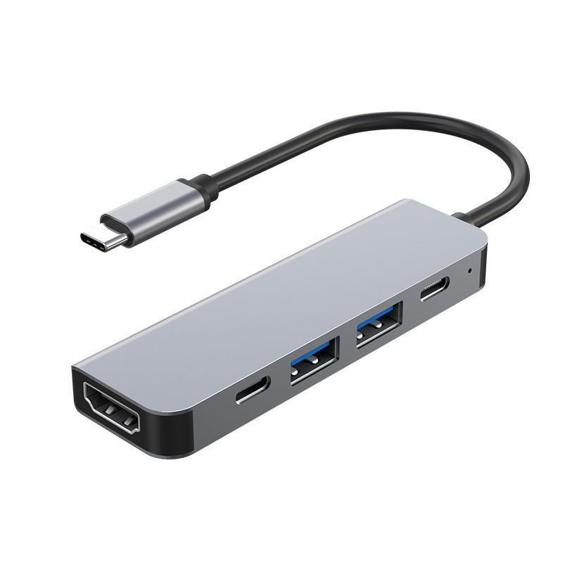 USB-C хаб Mindpure 12-в-1, док-станция MST с двумя HDMI, 100 Вт PD, RJ45, кардридер SD/TF