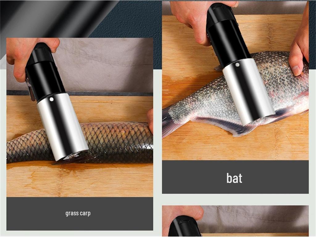 Автоматическая электрическая машина для чистки рыбы от чешуи и потрошения для коммерческого и бытового использования