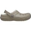 Crocs Classic Lined Comfortable Soft Non-Slip Durable Warm Low-Top Casual Shoes Kids Casual Shoes Gray 207009-2YB