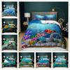 Ocean Style Bedding Set Animal Duvet Cover Pillowcase Children's and Teenagers' Bedding Single and Double Size Gifts