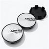 DEM5  4pcs JDM Advan Racing Logo Emblem Car Wheel Center Caps OD 54MM Clips 49MM Wheels Hub Dust Cap Rim Hubcaps Cover Car Accessories