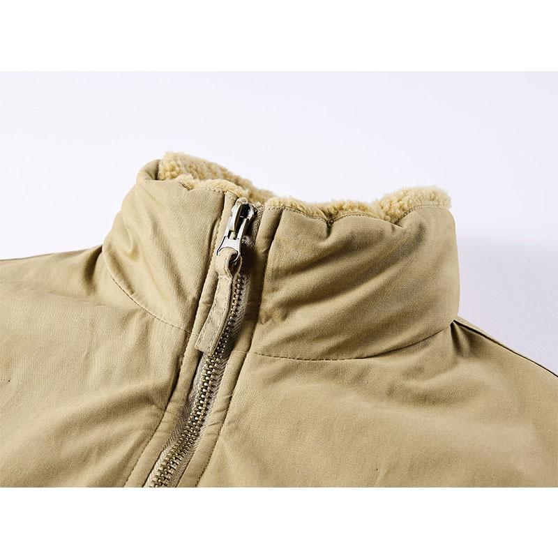 Осенне-зимняя мужская куртка на хлопковой подкладке, стеганая куртка больших размеров, зимняя летная куртка, ветрозащитное сохраняющее тепло пальто