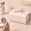 Косметичка для хранения со съемными отделениями и ручкой, водонепроницаемая дорожная косметичка большой емкости