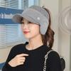Knitted Empty Hat Women's Autumn and Winter Windproof Riding Yarn Cap Moist Warm Thin Face Ear Cap