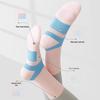 Женские спортивные махровые носки до середины икры - Влагоотводящие и амортизирующие, Идеальны для весеннего и осеннего бега и бадминтона