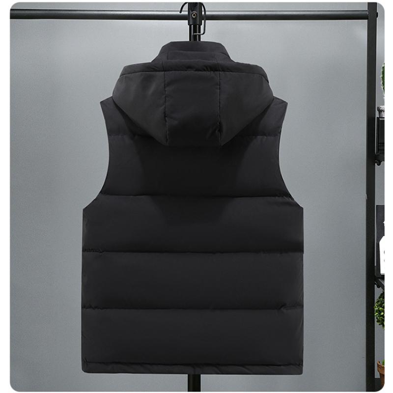Жилет мужской осенне-зимний тренд внешняя одежда свободный утолщенный пуховый хлопковый жилет большого размера жилет мужской
