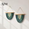 Living Room Wall Adornment Boho Chic Wooden Beads Garland Hanging Tapestry, Natural-Inspired Home Nursery Decor for Bedroom Entryway Apartment & Dorm