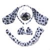 Puppy Dog Ears and Tail Set Headdress Cosplay Props Hair Hoop Plush Clip for