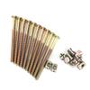10pcs Spare Parts Barrel Bolt Nuts Zinc Plated Crib Screws Beds Headboards Cots