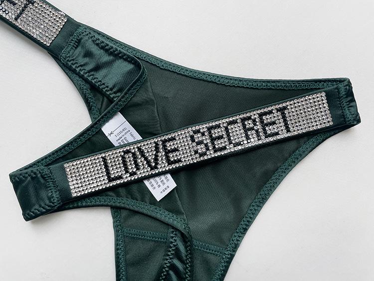 Европейские и американские сексуальные стринги со стразами: Женские фитнес спортивные трусы Т-образной формы с высоким вырезом
