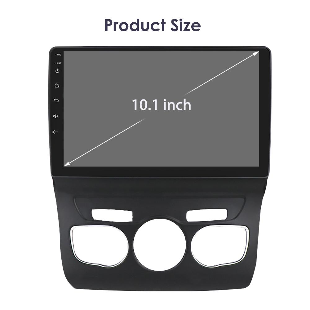 Hizpo 8G 128G 2Din Android 12 Автомобильный радиоприемник для Citroen C4 2 B7 2013 2014 2015 2016 Мультимедийный видеоплеер Стерео RDS Nav GPS Bluetooth RDS DSP DVR Cam