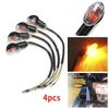 4X Motorcycle Motorbike Universal Turn Signal Indicators Light Lamp Bulb Amber New