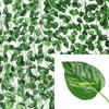 60/2 м искусственный зеленый лист плюща ротанг DIY искусственные цветы растения лианы листья виноградная лоза подвесная гирлянда свадебная вечеринка украшение дома