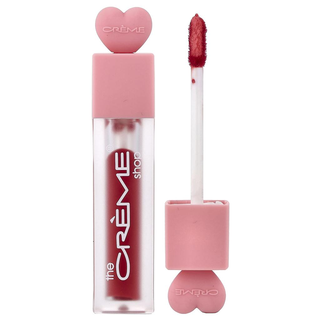 The Creme Shop, Стойкий блеск-тинт для губ 12+ часов, Teddy, 5,5 г (0.194 унц)
