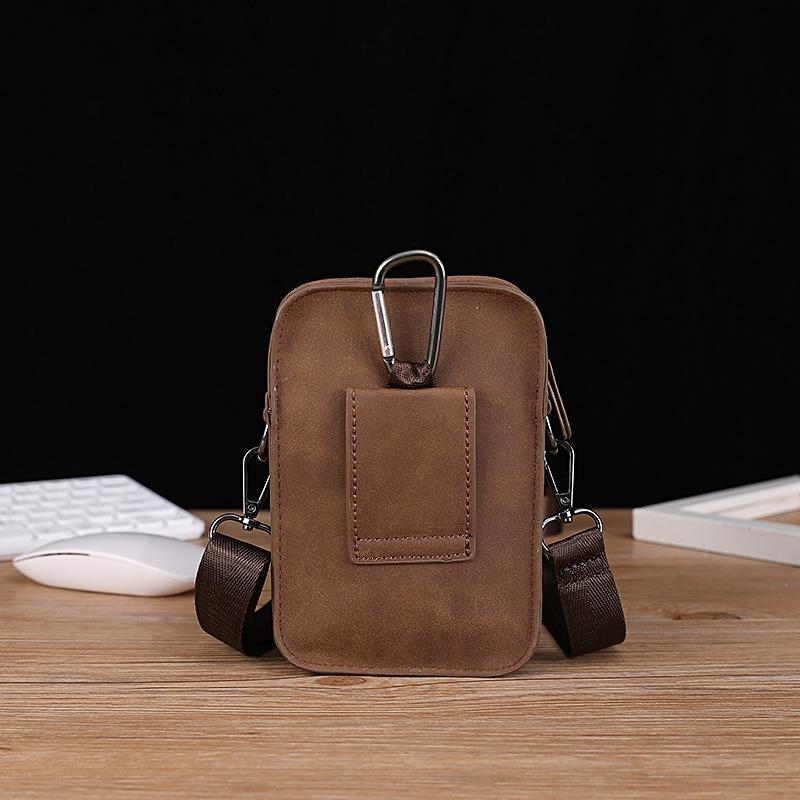 Сумка для мобильного телефона, корейская мужская сумка на плечо, уличная мини-подвесная сумка для отдыха на талии, сумка для сигарет